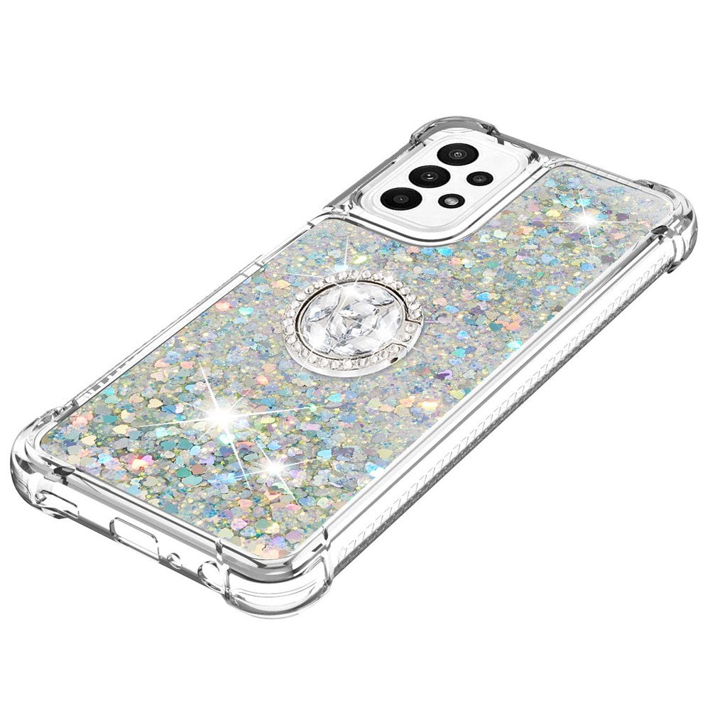 Galaxy A23 4G/5G Glitzerhülle – mit Treibsand & Ständer