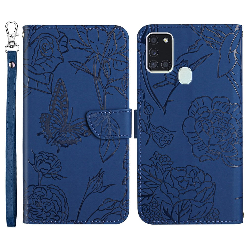 Galaxy A21s Wallet-Hülle – mit Kartenfächer & Ständer