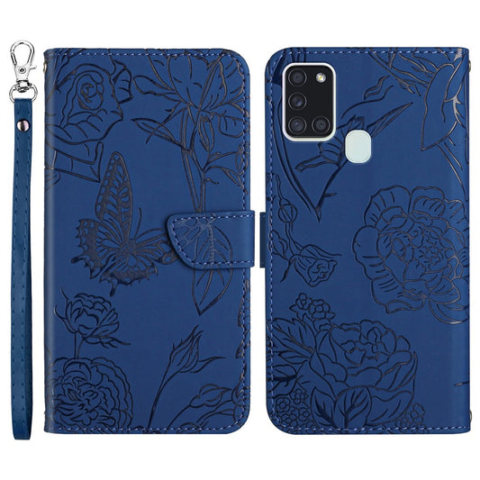 Galaxy A21s Wallet-Hülle – mit Kartenfächer & Ständer