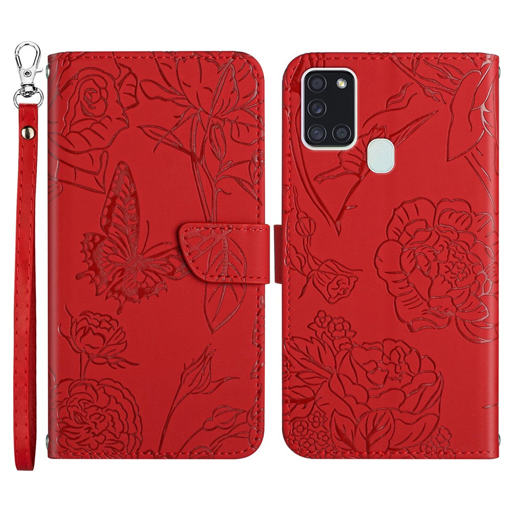 Galaxy A21s Wallet-Hülle – mit Kartenfächer & Ständer