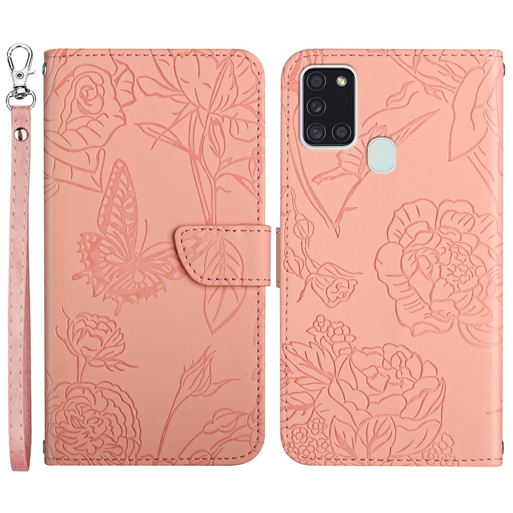 Galaxy A21s Wallet-Hülle – mit Kartenfächer & Ständer
