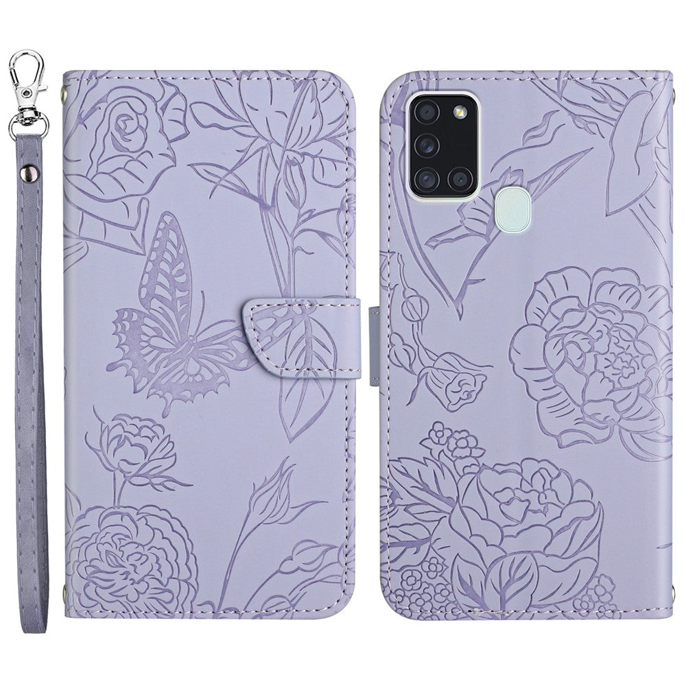Galaxy A21s Wallet-Hülle – mit Kartenfächer & Ständer