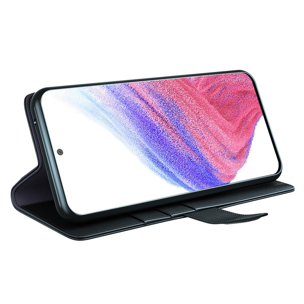Galaxy A53 5G Echtleder Hülle mit Kartenfach