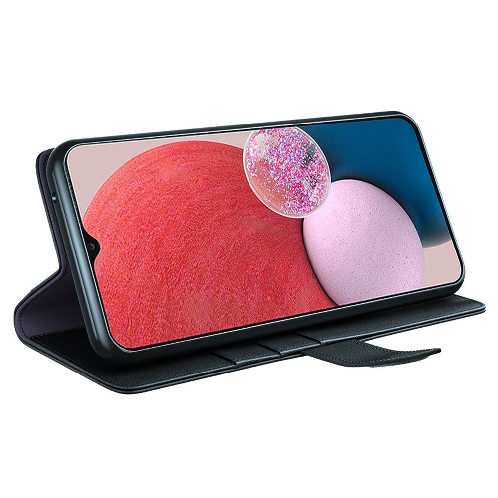 Galaxy A13 4G Echtleder Hülle mit Kartenfach