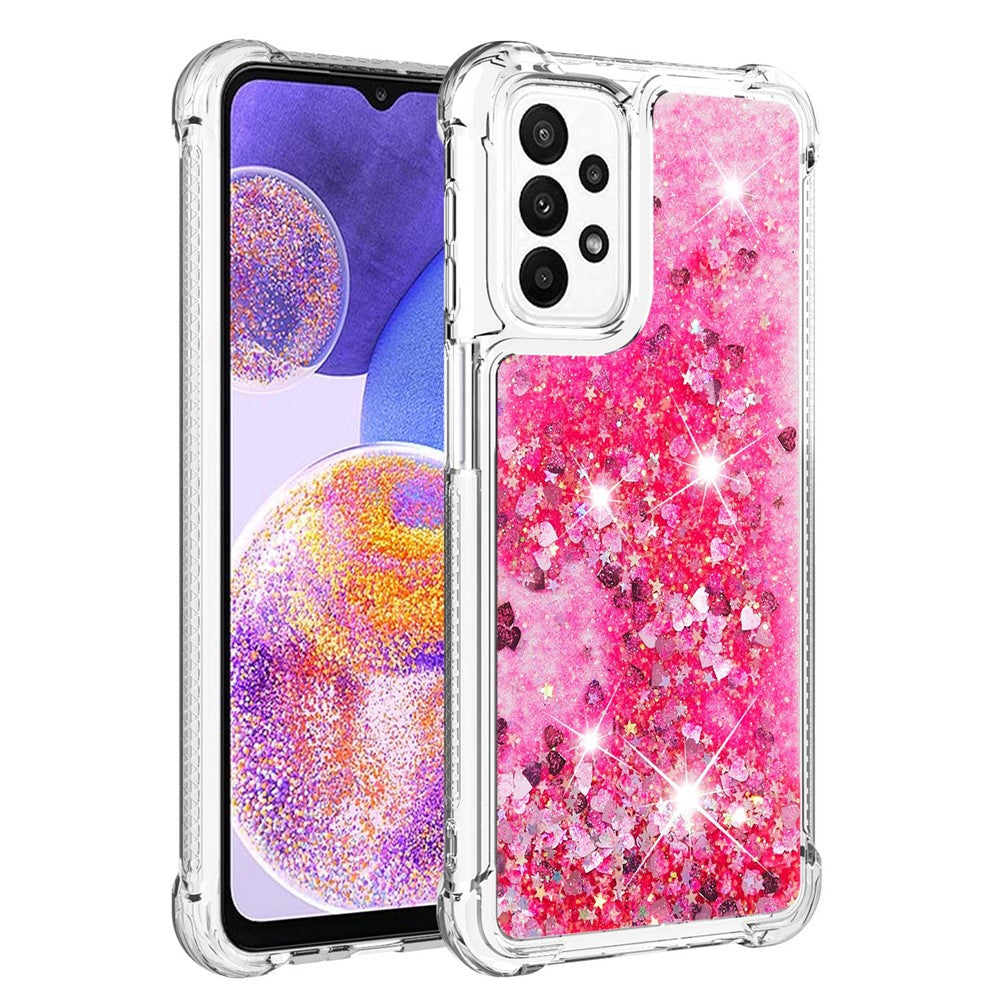 Galaxy A23 5G/4G Glitzer-Hülle – Stoßfest & mit Treibsand