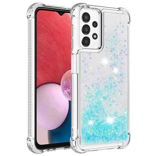 Galaxy A13 4G Glitzer-Hülle – Stoßfest & mit Treibsand