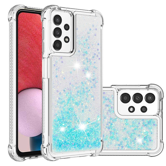 Galaxy A13 4G Glitzer-Hülle – Stoßfest & mit Treibsand