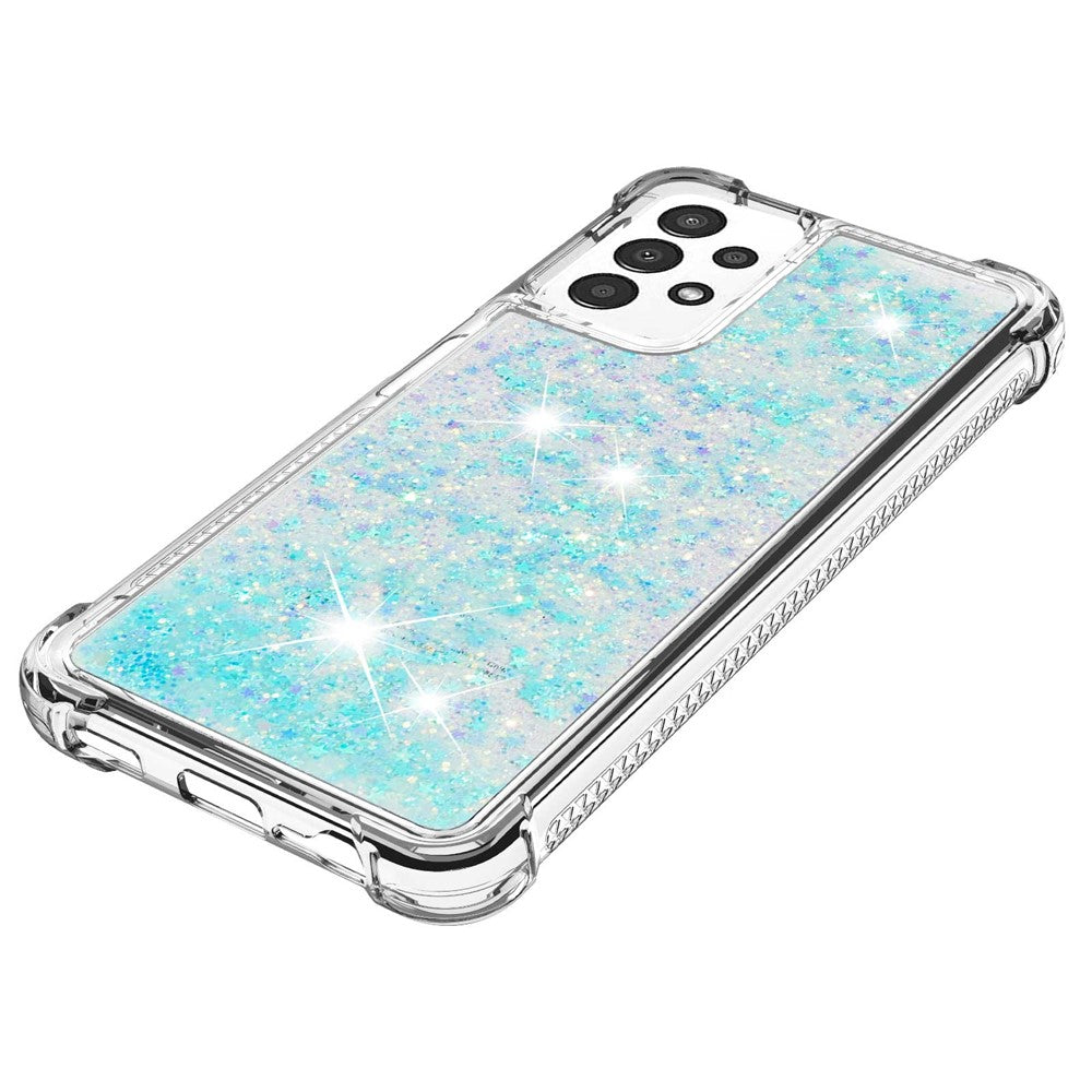 Galaxy A13 4G Glitzer-Hülle – Stoßfest & mit Treibsand