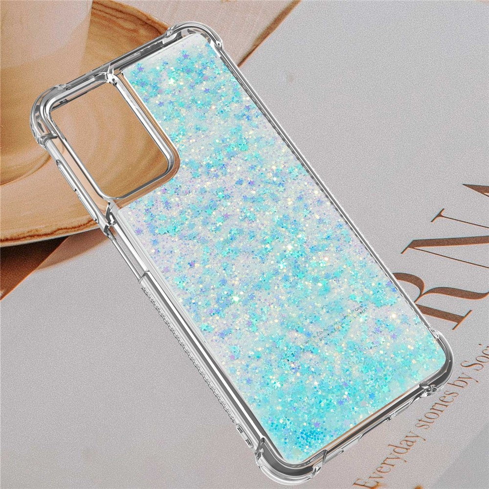 Galaxy A13 4G Glitzer-Hülle – Stoßfest & mit Treibsand