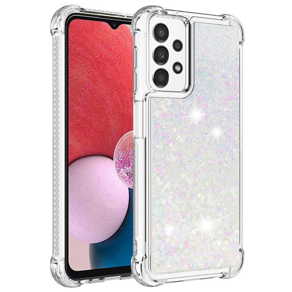 Galaxy A13 4G Glitzer-Hülle – Stoßfest & mit Treibsand