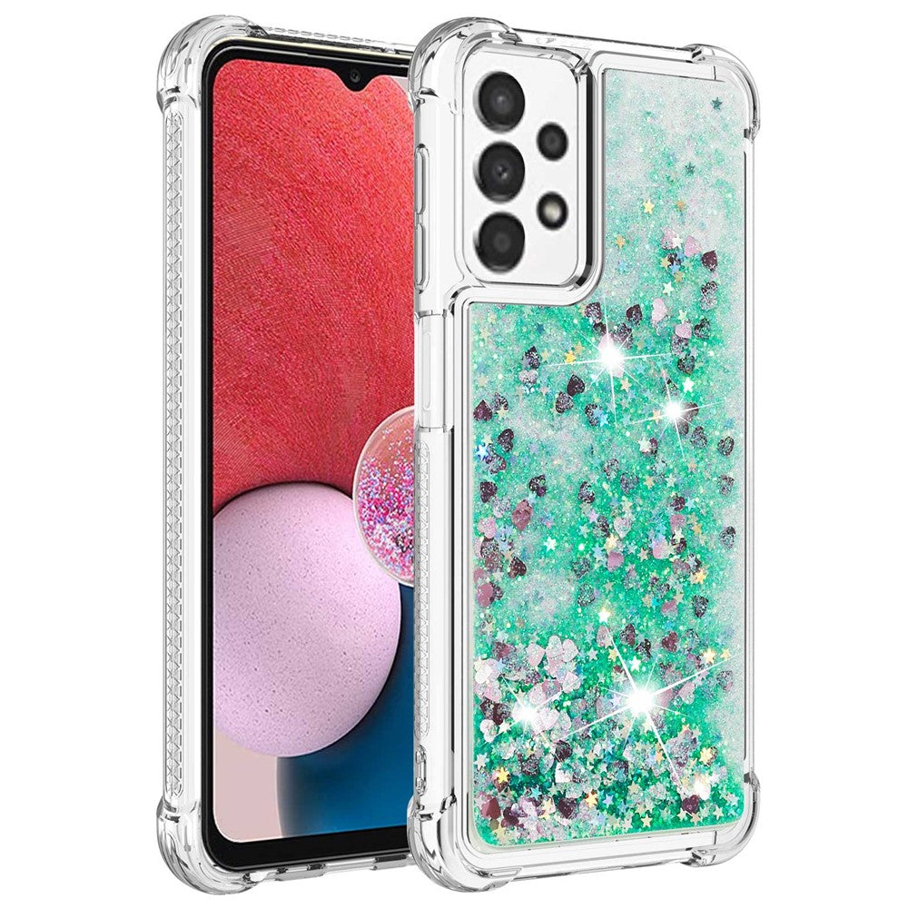 Galaxy A13 4G Glitzer-Hülle – Stoßfest & mit Treibsand