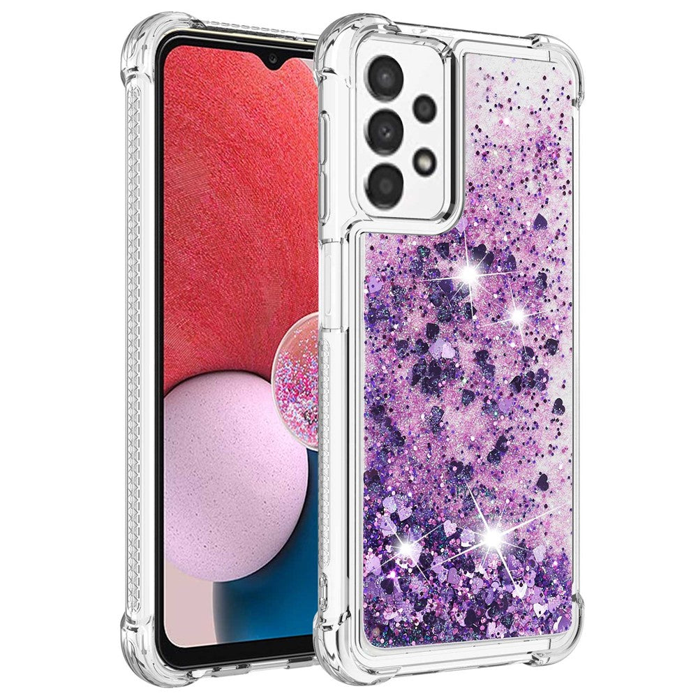 Galaxy A13 4G Glitzer-Hülle – Stoßfest & mit Treibsand