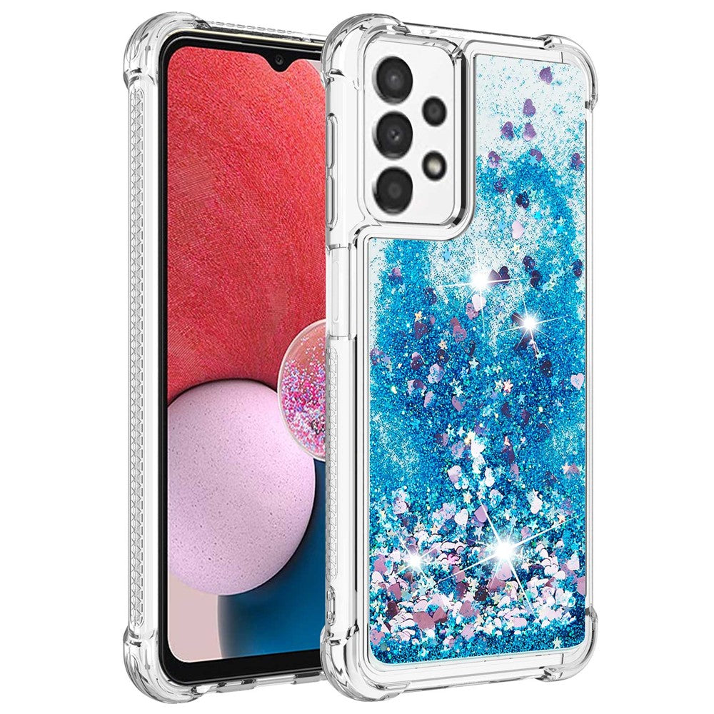 Galaxy A13 4G Glitzer-Hülle – Stoßfest & mit Treibsand