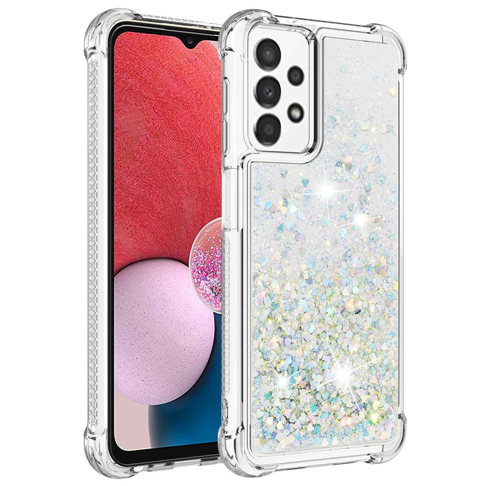 Galaxy A13 4G Glitzer-Hülle – Stoßfest & mit Treibsand