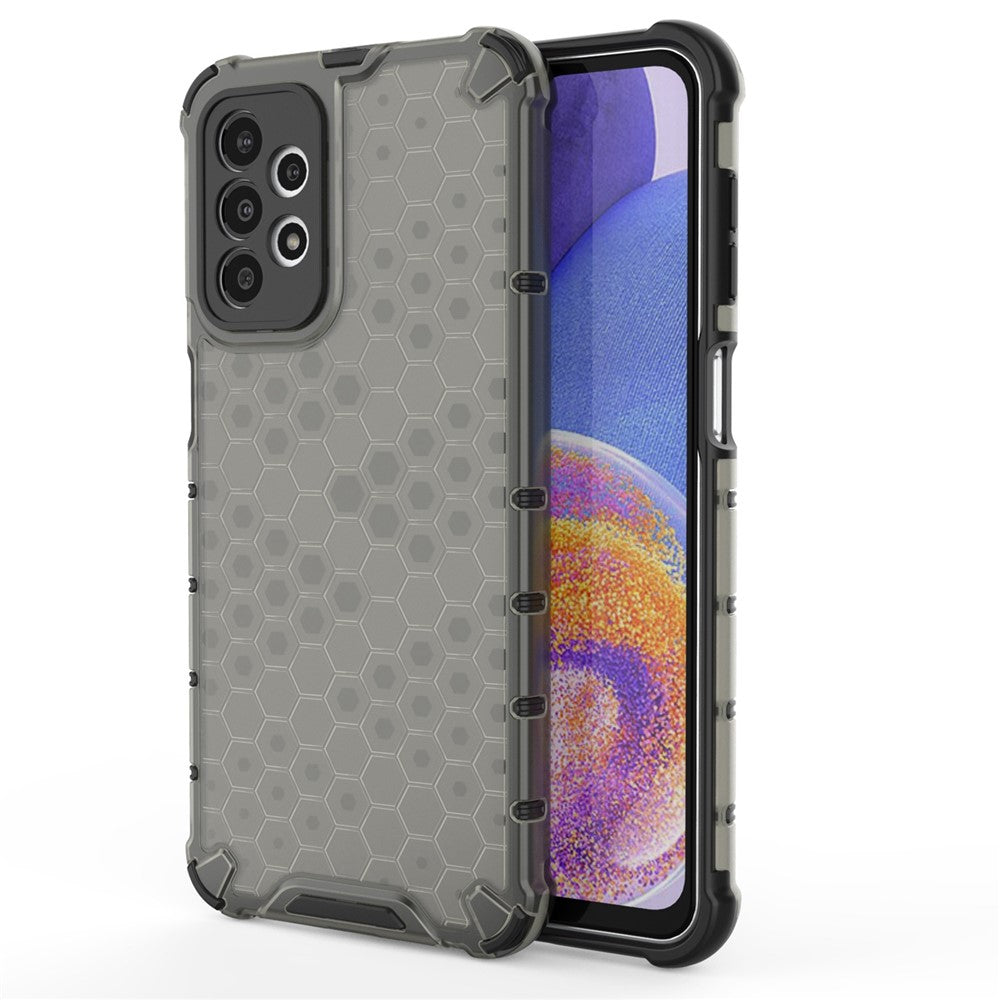 Galaxy A23 5G/4G Hybrid-Hülle – Wabenstruktur, stoßfest