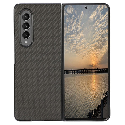 Galaxy Z Fold4 5G Lederhülle – Mit Carbonfaser-Textur