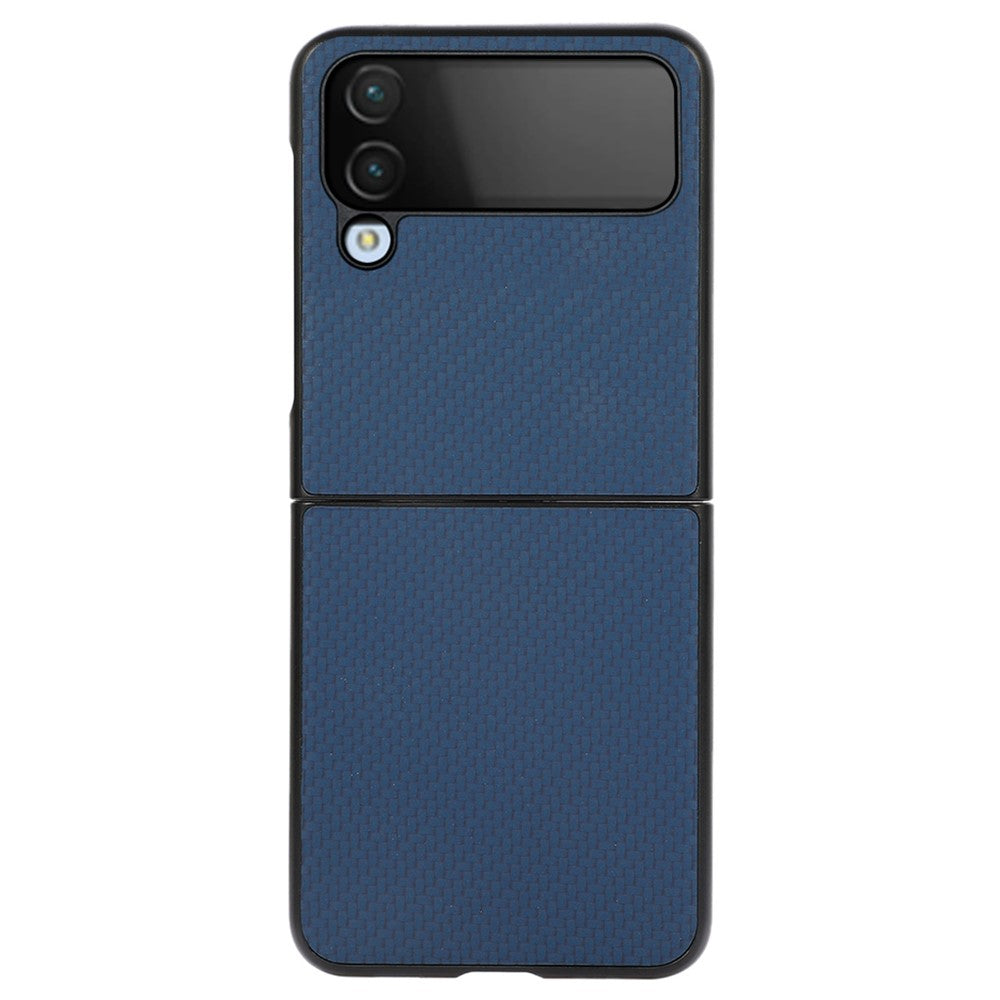 Galaxy Z Flip4 5G Lederhülle – Mit Carbonfaser-Textur