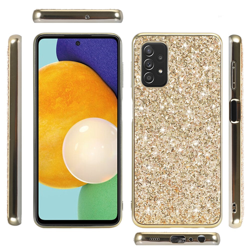 Galaxy A13 5G Schutzhülle – Funkelnde Glitzer-Rückseite
