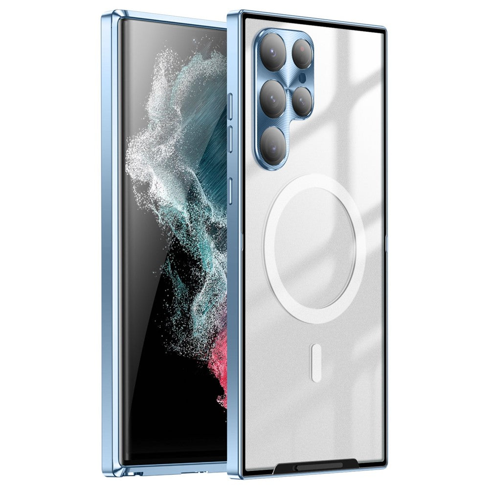Galaxy S22 Ultra 5G magnetische Hülle mit Metallkante & Kameraschutz