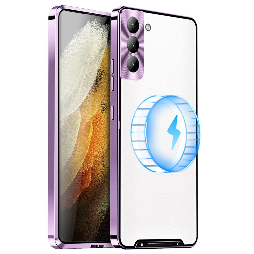 Galaxy S21 FE 5G magnetische Hülle mit Metallkante & Kameraschutz