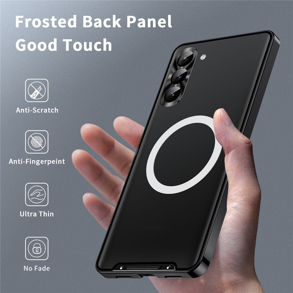 Galaxy S23 Plus magnetische Hülle mit Metallkante & Kameraschutz