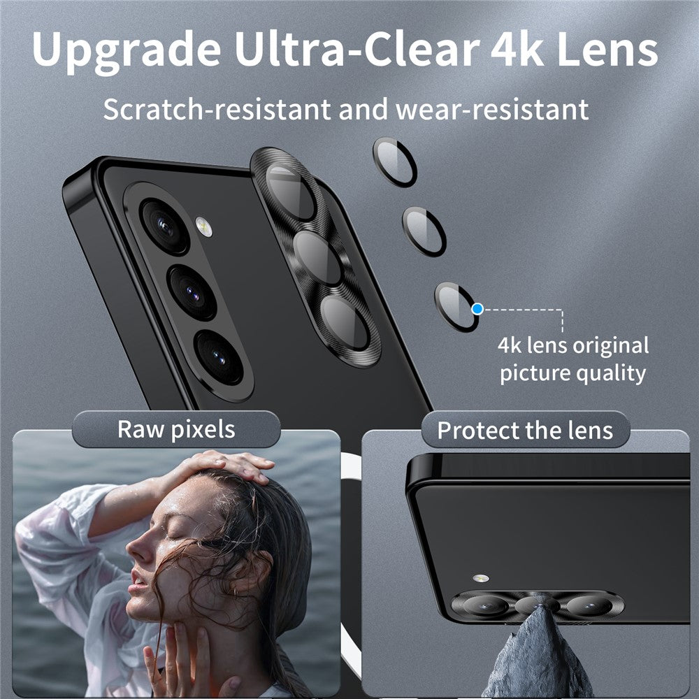 Galaxy S23 magnetische Hülle mit Metallkante & Kameraschutz
