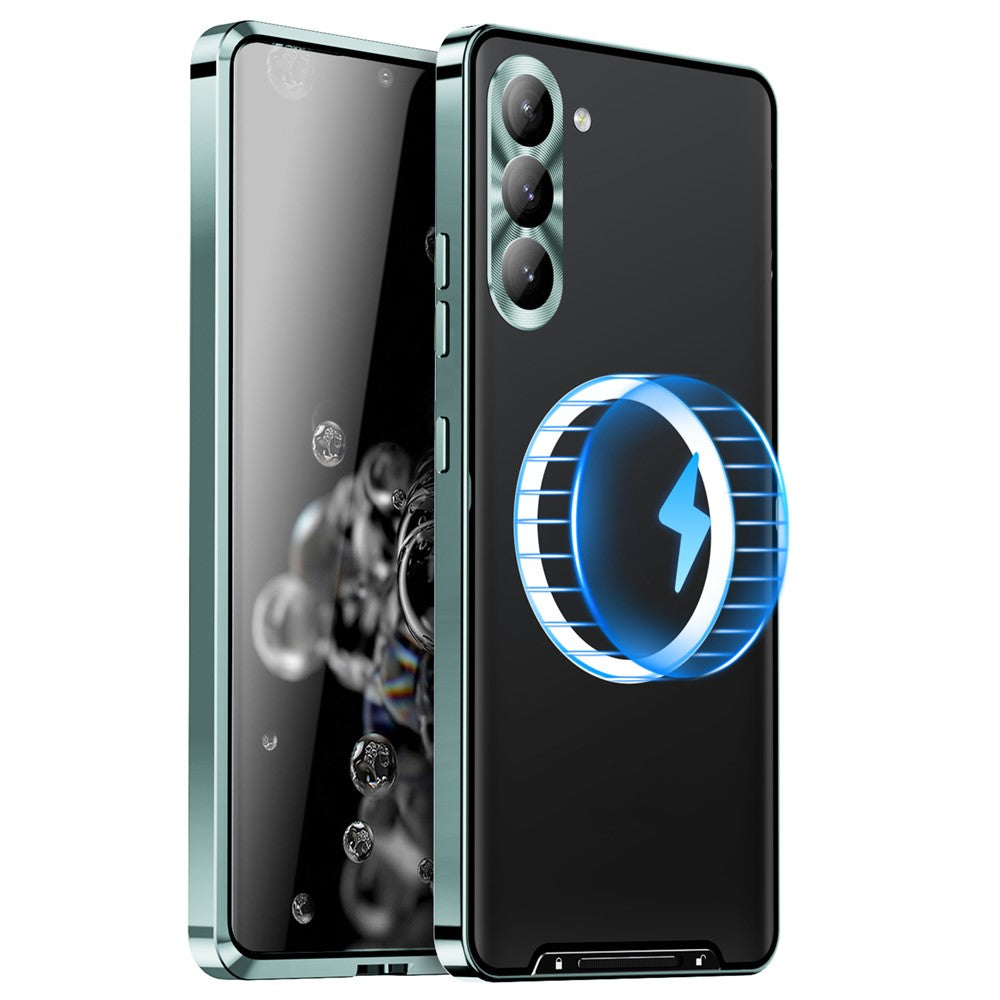Galaxy S23 magnetische Hülle mit Metallkante & Kameraschutz