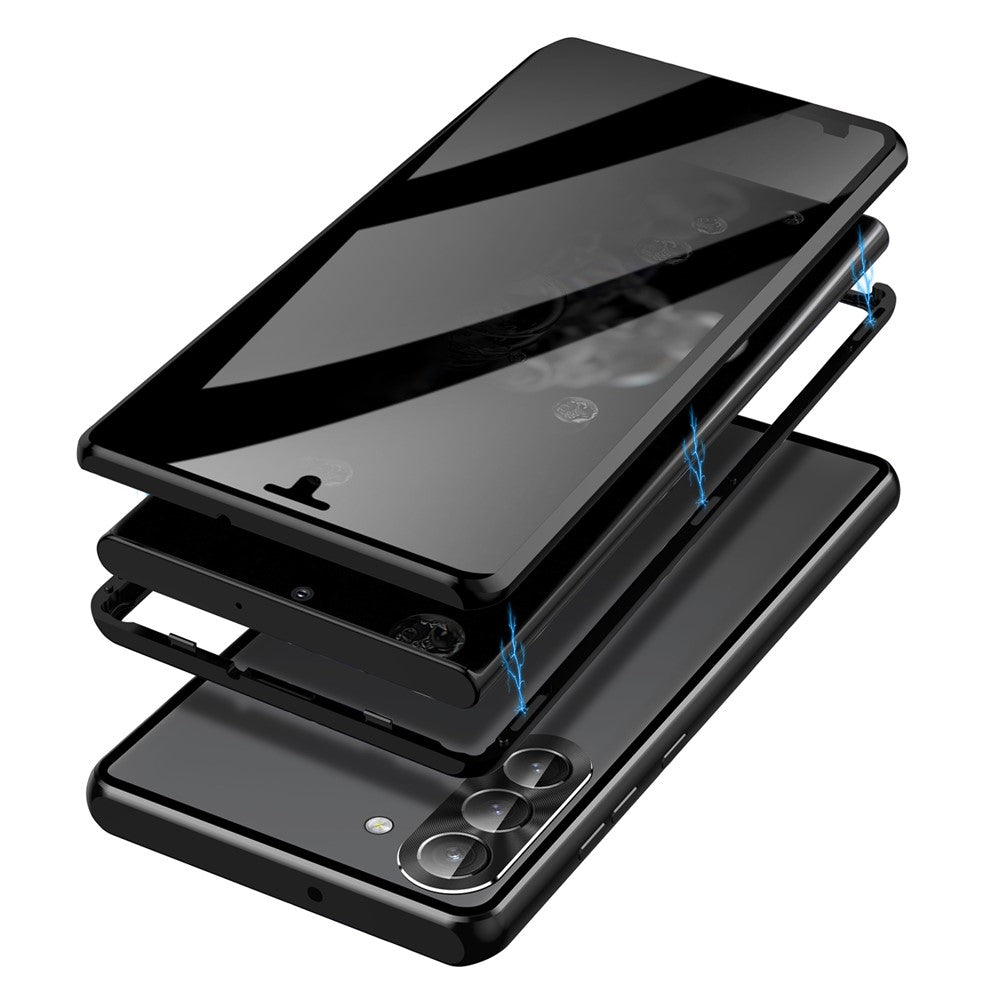Galaxy S23 Anti-Spy-Hülle mit gehärtetem Glas