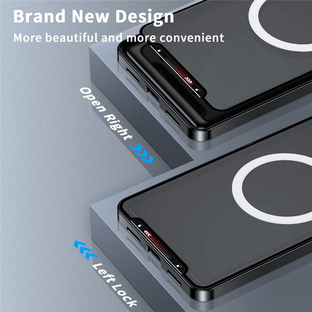 Galaxy S23 FE magnetische Hülle mit Metallkante & Kameraschutz