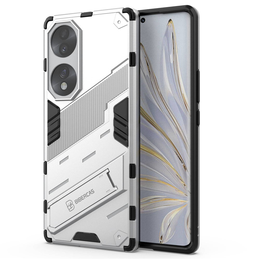 For Honor 70 5G TPU+PC Shock Absorption Cover Kickstand Phone Case Protector