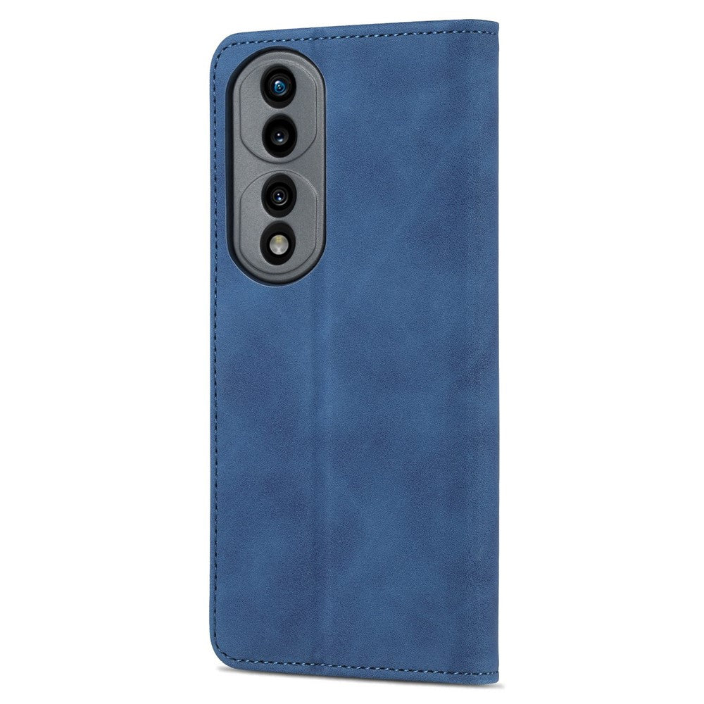 AZNS Stand Phone Case for Honor 70 5G, PU Leather TPU Shockproof Wallet Cover
