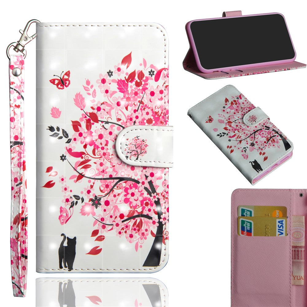 Light Spot Decor Pattern Printing Leather Case for Xiaomi Poco X3/Poco X3 NFC