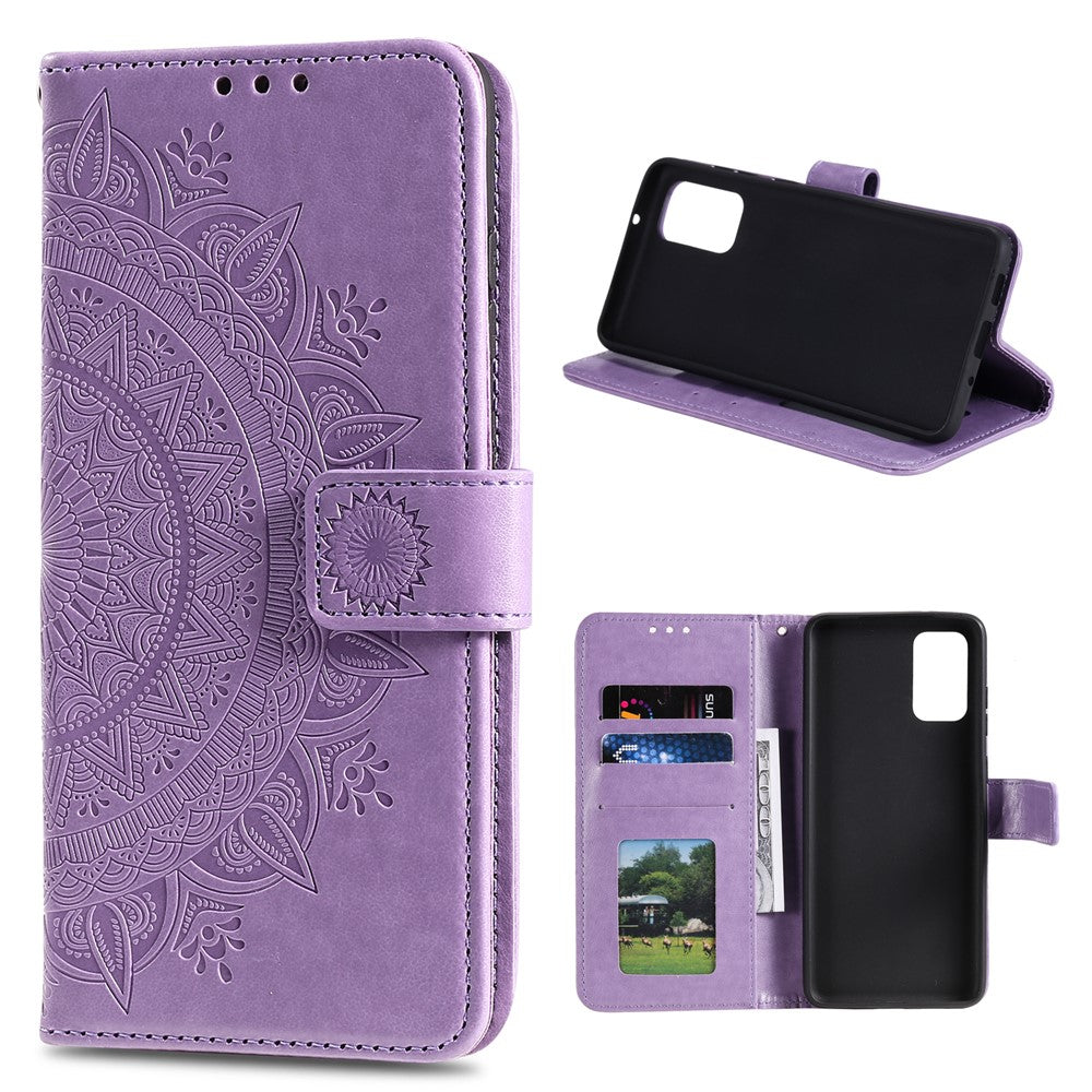 Imprint Flower Leather Shell Cover for Xiaomi Mi 10T 5G / Mi 10T Pro 5G / Redmi K30S