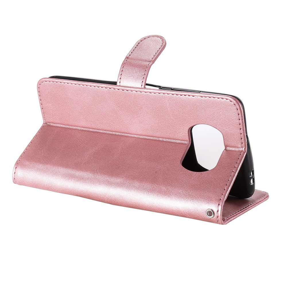 Zipper Pocket Leather Wallet Stand Case for Xiaomi Poco X3 / Poco X3 NFC