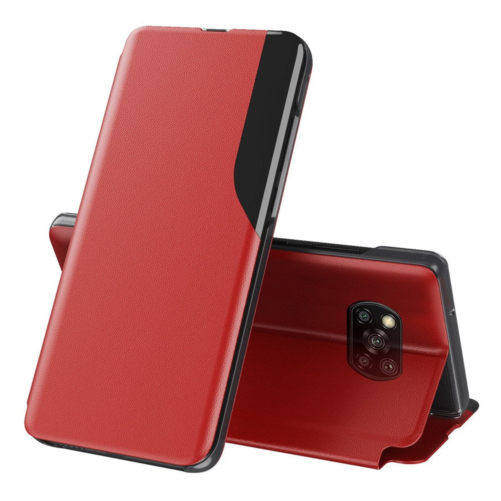 For Xiaomi Poco X3 / Poco X3 NFC Phone Case Folio Flip PU Leather Stand Cover