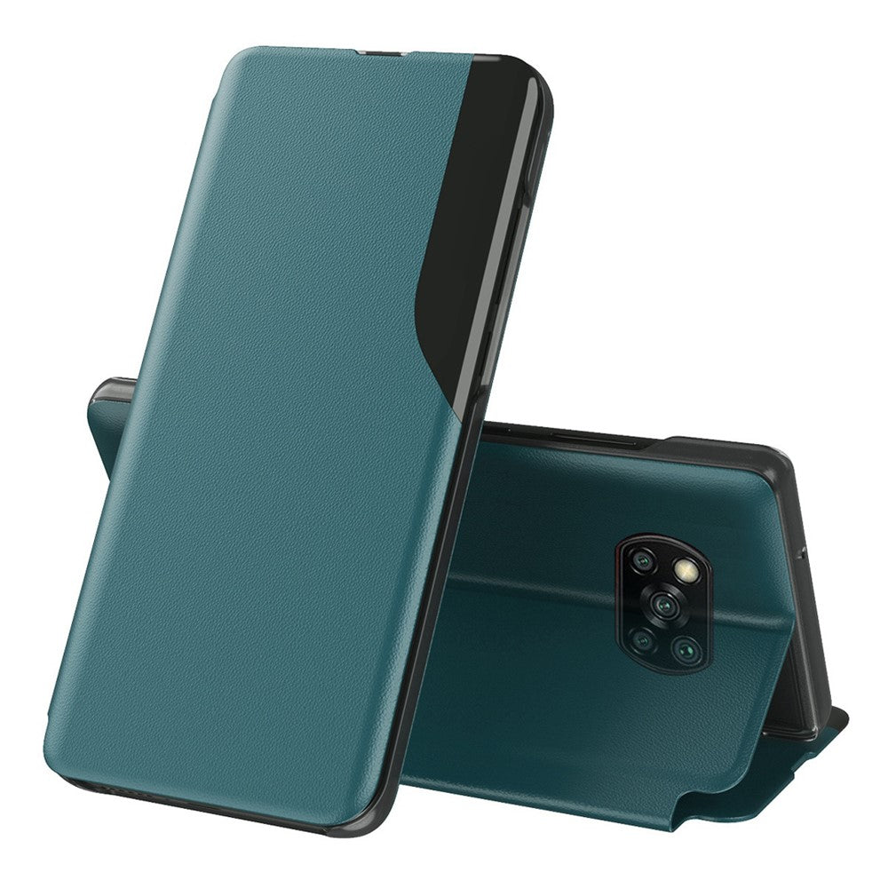 For Xiaomi Poco X3 / Poco X3 NFC Phone Case Folio Flip PU Leather Stand Cover