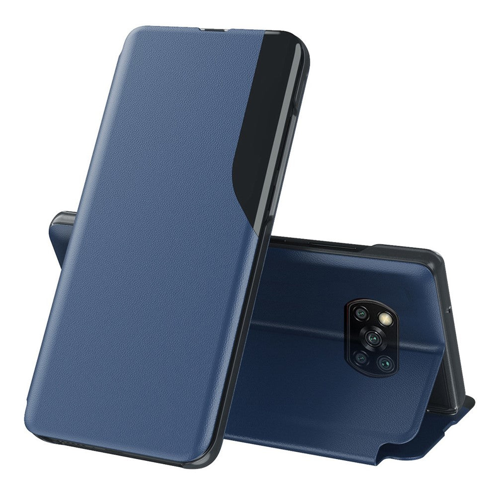 For Xiaomi Poco X3 / Poco X3 NFC Phone Case Folio Flip PU Leather Stand Cover