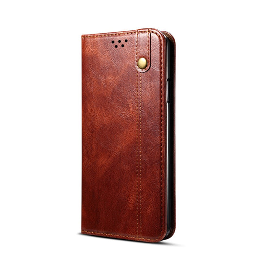 Waxy Crazy Horse Texture TPU + PU Leather Case for Xiaomi Mi 10T Pro 5G/Redmi K30S / Mi 10T 5G