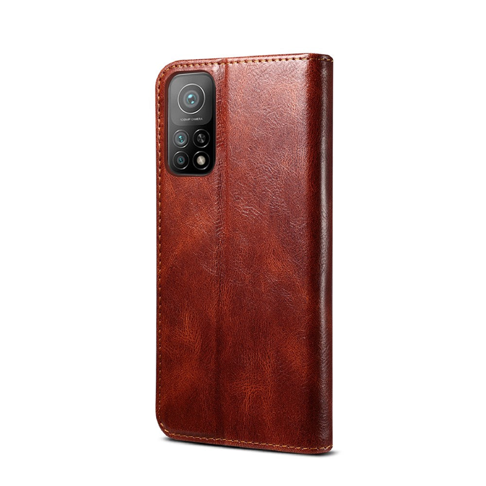 Waxy Crazy Horse Texture TPU + PU Leather Case for Xiaomi Mi 10T Pro 5G/Redmi K30S / Mi 10T 5G