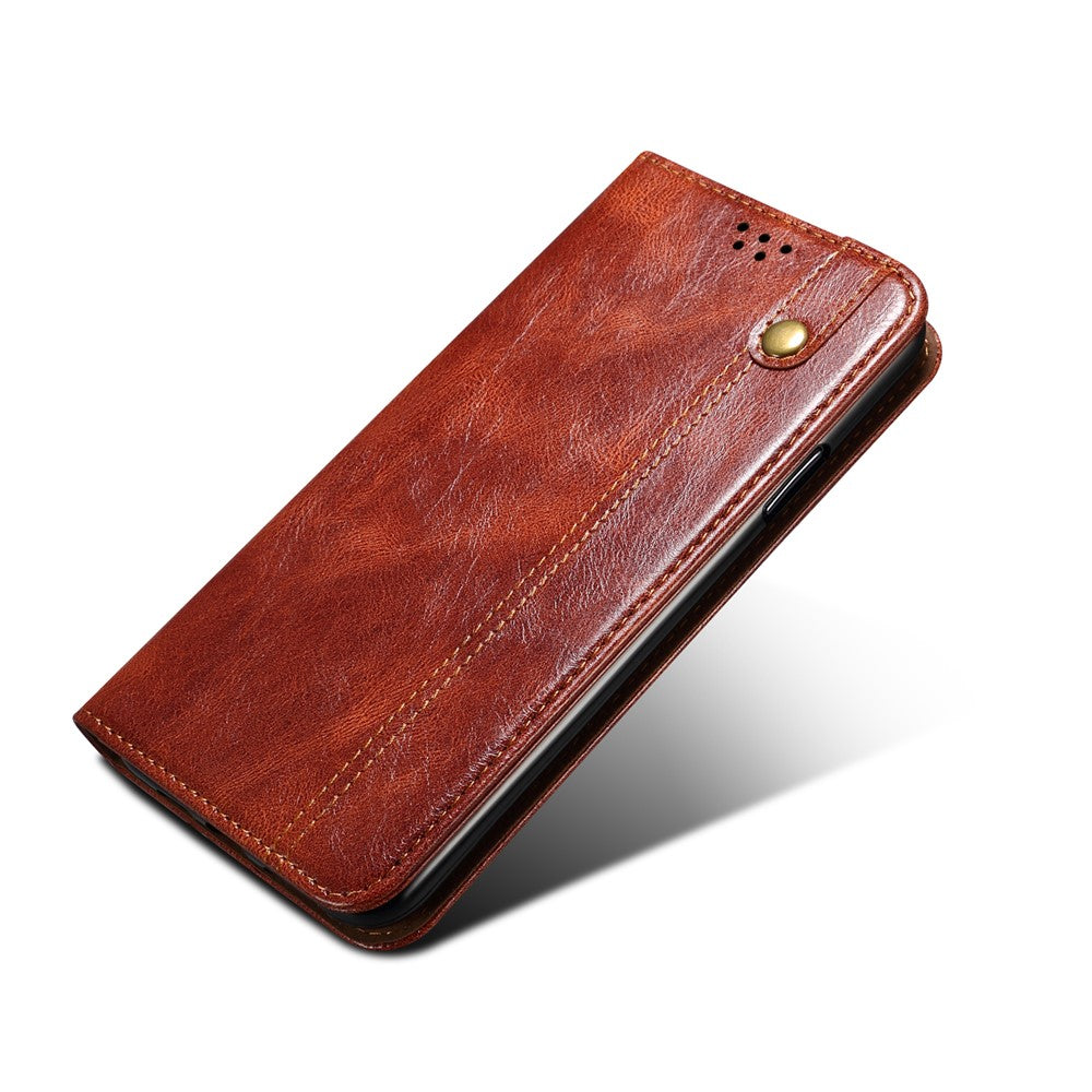 Waxy Crazy Horse Texture TPU + PU Leather Case for Xiaomi Mi 10T Pro 5G/Redmi K30S / Mi 10T 5G