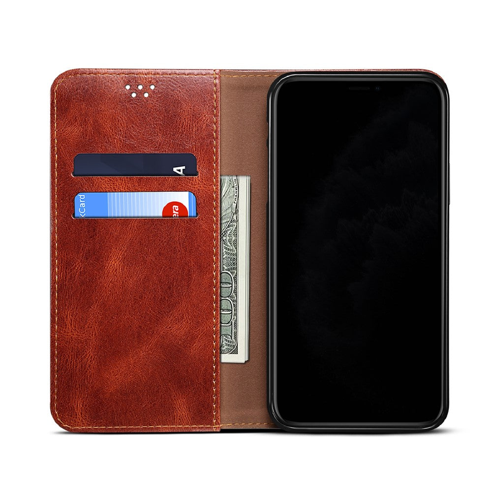 Waxy Crazy Horse Texture TPU + PU Leather Case for Xiaomi Mi 10T Pro 5G/Redmi K30S / Mi 10T 5G