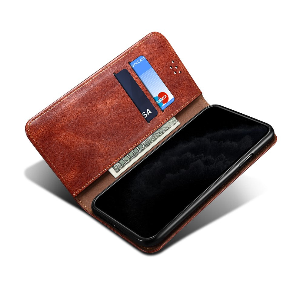 Waxy Crazy Horse Texture TPU + PU Leather Case for Xiaomi Mi 10T Pro 5G/Redmi K30S / Mi 10T 5G