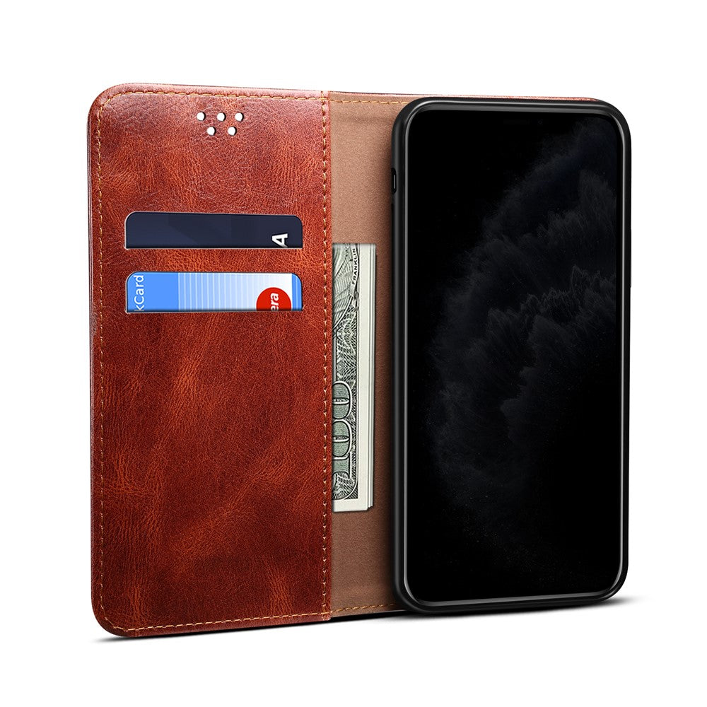 Waxy Crazy Horse Texture TPU + PU Leather Case for Xiaomi Mi 10T Pro 5G/Redmi K30S / Mi 10T 5G