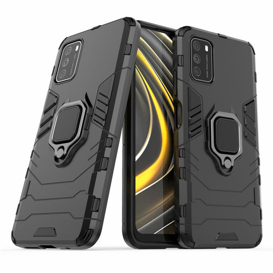 Xiaomi Poco M3 Handyhülle – Cool Guard PC + TPU Hybrid- mit faltbarem Ständer