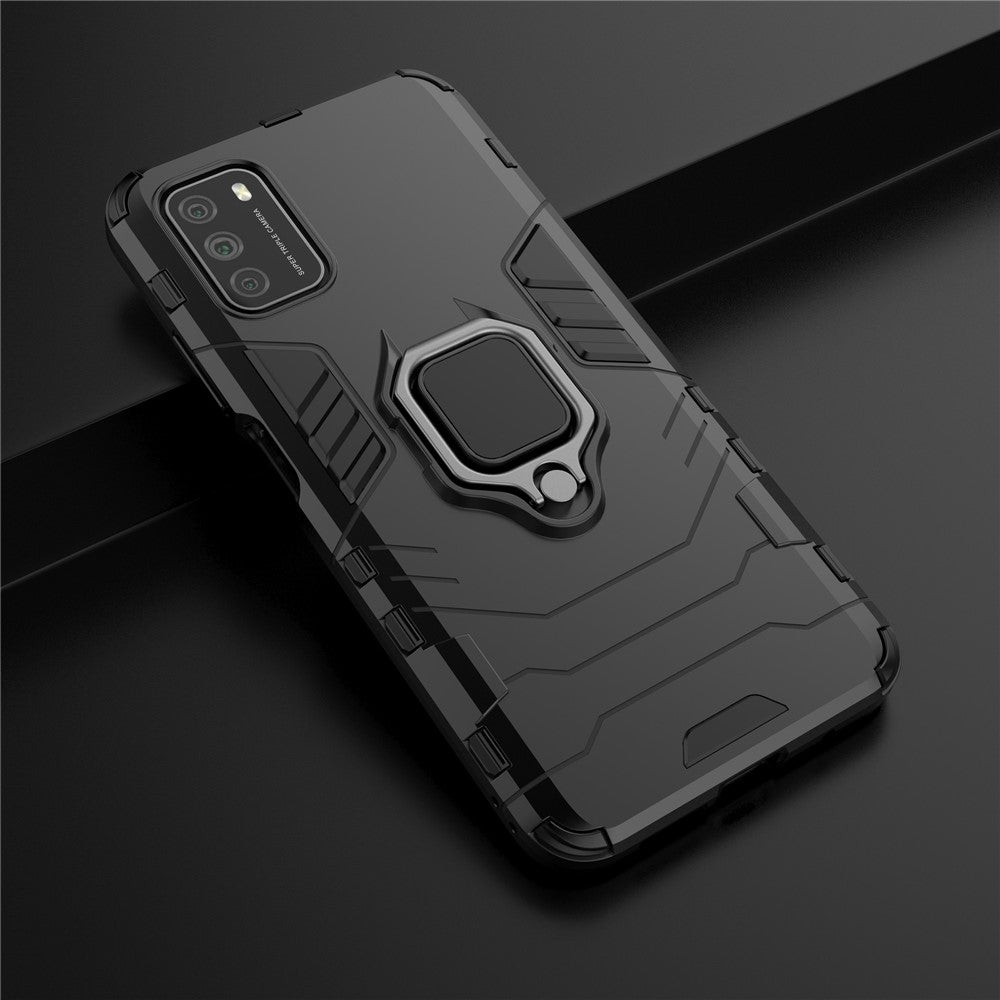 For Xiaomi Poco M3 Cool Guard PC + TPU Hybrid Mobile Case with Foldable Kickstand