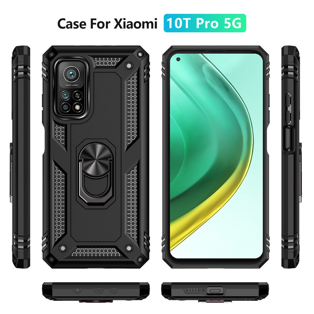 Armor Anti-fall Hybrid PC + TPU Shell for Xiaomi Mi 10T Pro 5G/Mi 10T 5G/Redmi K30S Kickstand Phone Cover