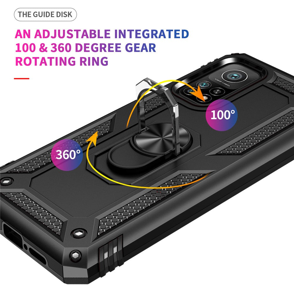 Armor Anti-fall Hybrid PC + TPU Shell for Xiaomi Mi 10T Pro 5G/Mi 10T 5G/Redmi K30S Kickstand Phone Cover