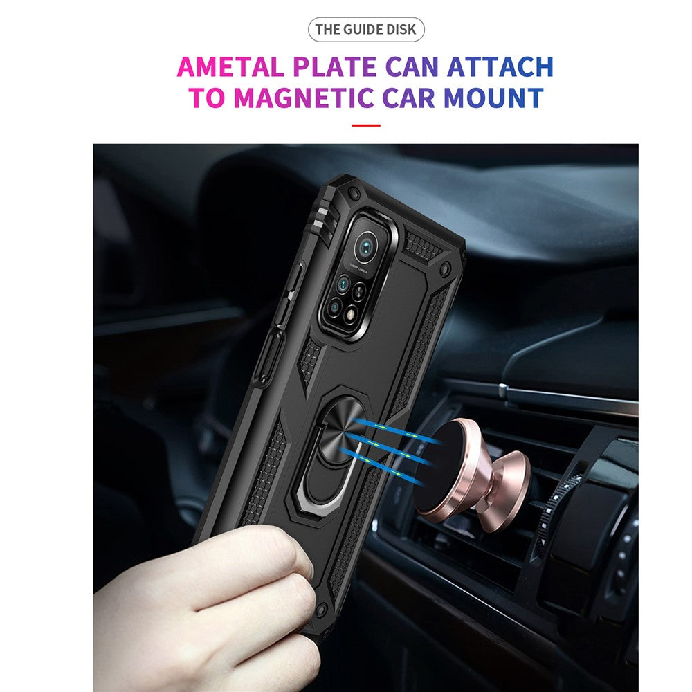 Armor Anti-fall Hybrid PC + TPU Shell for Xiaomi Mi 10T Pro 5G/Mi 10T 5G/Redmi K30S Kickstand Phone Cover