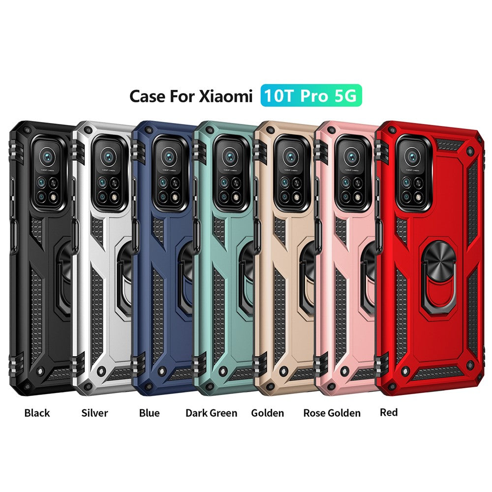 Armor Anti-fall Hybrid PC + TPU Shell for Xiaomi Mi 10T Pro 5G/Mi 10T 5G/Redmi K30S Kickstand Phone Cover