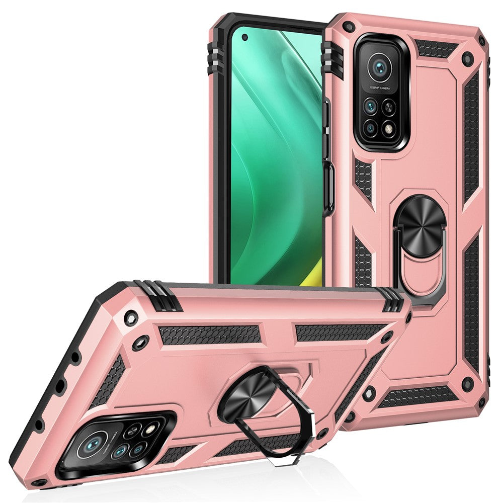 Armor Anti-fall Hybrid PC + TPU Shell for Xiaomi Mi 10T Pro 5G/Mi 10T 5G/Redmi K30S Kickstand Phone Cover